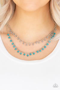 Paparazzi - Dainty Distractions Necklace - Choose from Blue or Orange