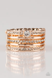 Paparazzi The Dealmaker Rose Gold Ring