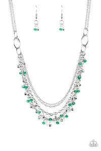Financially Fabulous Green Necklace and Cash Confidence Green Bracelet Set 37