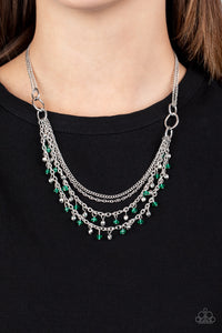 Financially Fabulous Green Necklace and Cash Confidence Green Bracelet Set 37