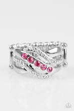 Load image into Gallery viewer, Paparazzi Flirting with Sparkle Pink Rhinestone Ring
