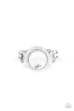 Load image into Gallery viewer, Paparazzi It&#39;s Gonna Glow White Solitaire Rhinestone Ring
