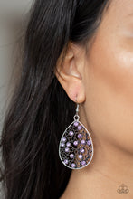 Load image into Gallery viewer, Paparazzi Dazzling Dew Purple Earrings
