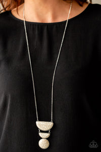 Desert Mason White Stone Long Necklace