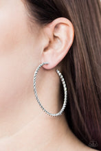 Load image into Gallery viewer, Keep It Chic - Silver Hoop Earrings
