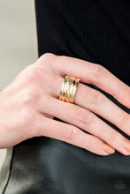 Load image into Gallery viewer, Paparazzi Rise and Shine Gold Ring - Fashion Fix Ring May 2019
