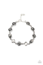 Load image into Gallery viewer, Paparazzi Eden Etiquette White Cat&#39;s Eye Bracelet with Clasp Closure
