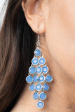 Paparazzi - Spring Dew- Blue Earrings - Exclusive Summer 2021