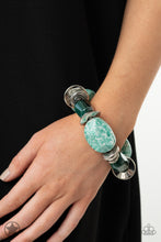 Load image into Gallery viewer, Paparazzi - Glaze of Glory - Blue Blockbuster Bracelet
