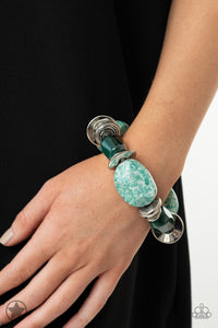 Paparazzi - Glaze of Glory - Blue Blockbuster Bracelet