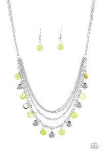Paparazzi - Beach Flavor - Necklace  - Choose green, purple, yellow