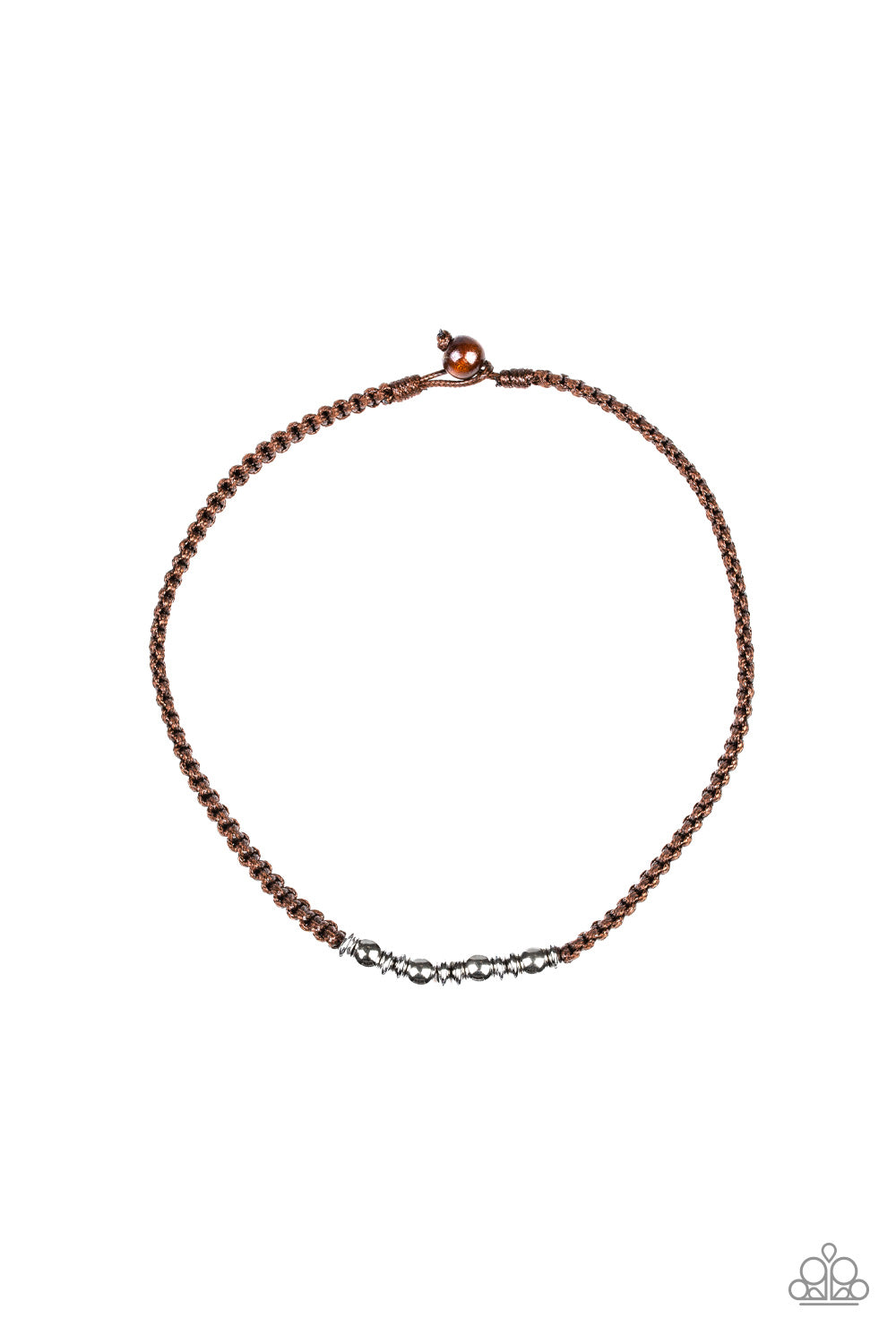 Metal Mechanics Men's Brown and Metal Urban Necklace