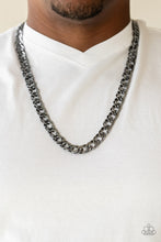 Load image into Gallery viewer, Paparazzi Undefeated Men&#39;s Black Chain Necklace
