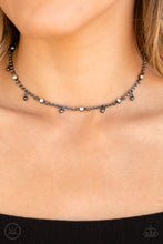 Load image into Gallery viewer, Paparazzi - What A Stunner - Black Rhinestone Choker Necklace
