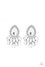 Load image into Gallery viewer, Paparazzi A Breathe of Fresh Heir White Rhinestone Post Earrings
