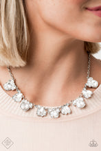 Load image into Gallery viewer, BLING to Attention White Necklace Fashion Fix
