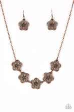 Load image into Gallery viewer, Paparazzi - Garden Groove - Cooper Flower Necklace
