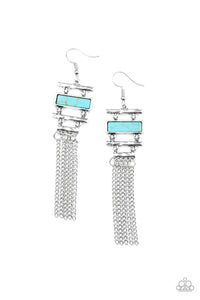 Stone Dwellings Blue Earrings