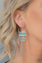 Load image into Gallery viewer, Stone Dwellings Blue Earrings
