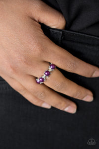 Paparazzi More or Priceless Purple Pearl Ring