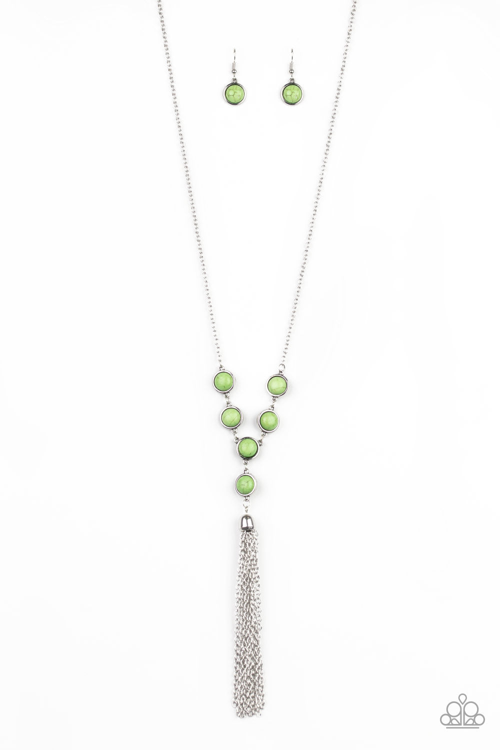 Paparazzi - Rural Heiress - Green Necklace