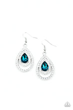 Load image into Gallery viewer, Private Villa Blue Earrings
