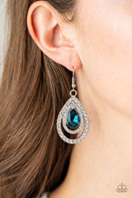Load image into Gallery viewer, Private Villa Blue Earrings
