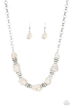 Load image into Gallery viewer, Stunningly Stone Age White Necklace
