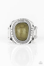 Load image into Gallery viewer, Paparazzi Out of the Range - Olive Green Stone Ring
