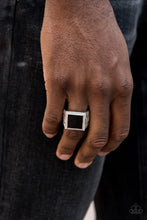 Load image into Gallery viewer, Paparazzi The Titan Men&#39;s Black Ring
