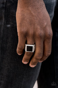 Paparazzi The Titan Men's Black Ring