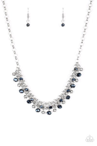 Paparazzi - Trust Fund - Baby Blue Short Necklace