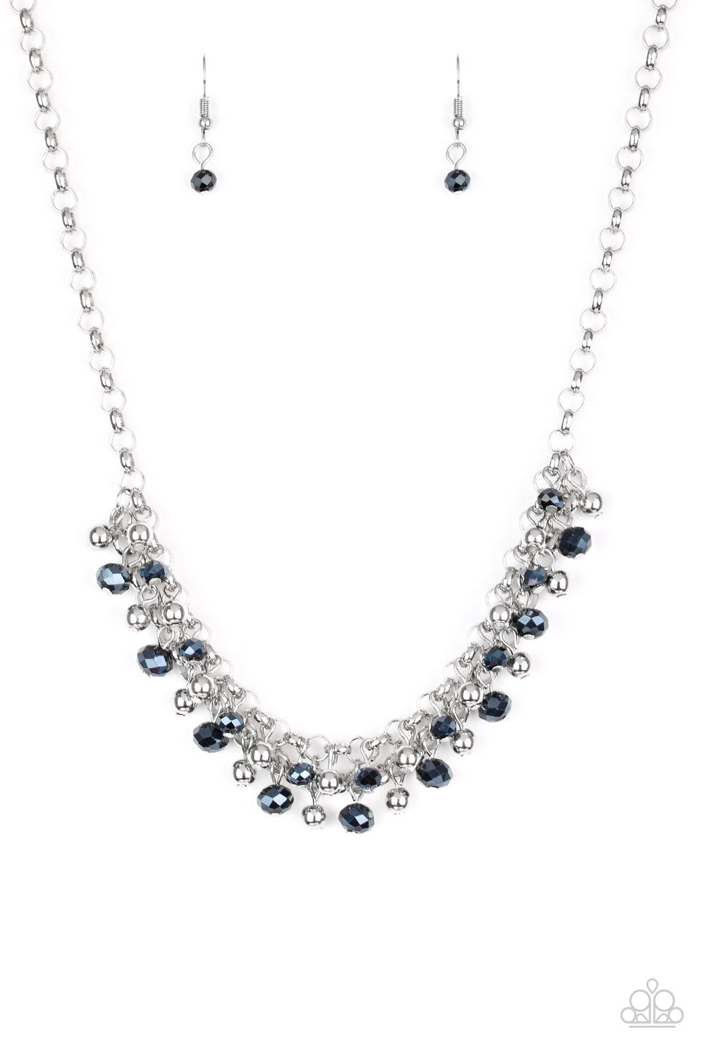 Paparazzi - Trust Fund - Baby Blue Short Necklace
