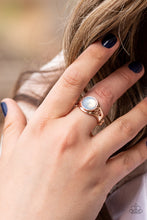 Load image into Gallery viewer, Paparazzi Just Goes to Glow Rose Gold Ring with Moonstone
