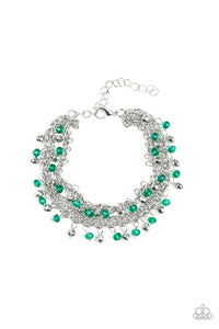 Financially Fabulous Green Necklace and Cash Confidence Green Bracelet Set 37