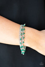 Load image into Gallery viewer, Financially Fabulous Green Necklace and Cash Confidence Green Bracelet Set 37
