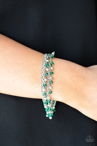 Financially Fabulous Green Necklace and Cash Confidence Green Bracelet Set 37