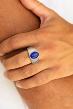 Load image into Gallery viewer, Cool Down Blue Men&#39;s Ring
