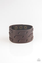 Load image into Gallery viewer, Paparazzi Be Your Own Huntsmen Men&#39;s Urban Brown Leather Bracelet
