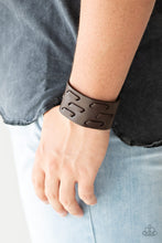 Load image into Gallery viewer, Paparazzi Be Your Own Huntsmen Men&#39;s Urban Brown Leather Bracelet
