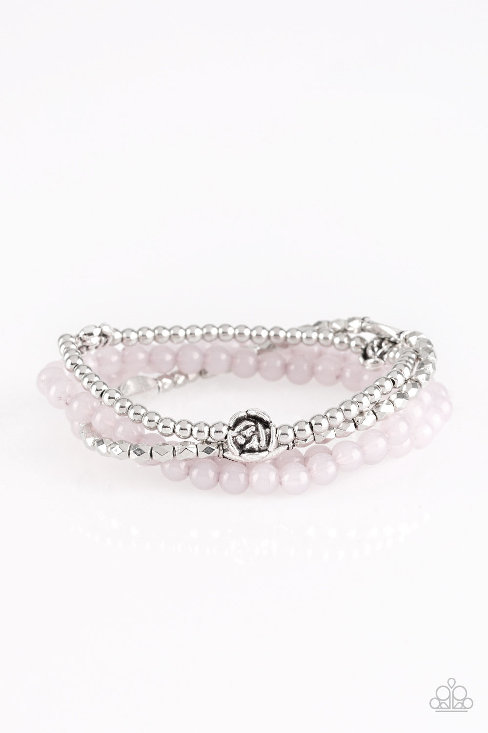 Paparazzi Blooming Buttercups Silver Stretch Bracelets