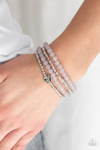 Paparazzi Blooming Buttercups Silver Stretch Bracelets