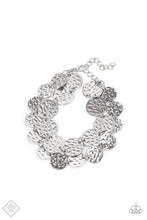 Load image into Gallery viewer, Paparazzi Rooted to the Spotlight Silver Disc Bracelet - Fashion Fix Feb 2020
