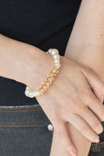 Load image into Gallery viewer, Paparazzi - Traffic Stopping Sparkle Gold Pearl Bracelet
