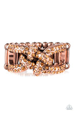 Load image into Gallery viewer, Paparazzi Can Only Go Upscale from Here Copper Knotted Ring
