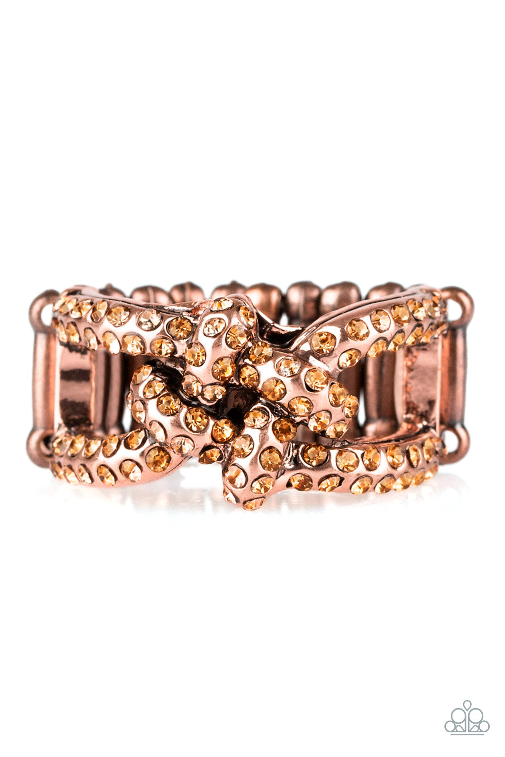 Paparazzi Can Only Go Upscale from Here Copper Knotted Ring