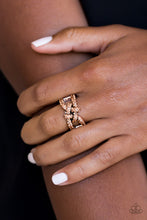 Load image into Gallery viewer, Paparazzi Can Only Go Upscale from Here Copper Knotted Ring
