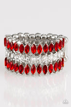 Load image into Gallery viewer, Timeless Tiers Red Rhinestone Ring
