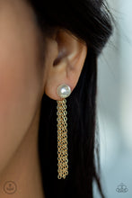 Load image into Gallery viewer, Paparazzi Rebel Refinement Gold Post Earrings
