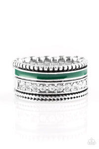 Paparazzi - Rich Rogue Ring - Choose from Blue, Green, Purple, Red, White